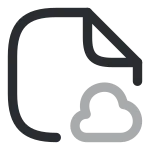 Document Cloud SVG Icon